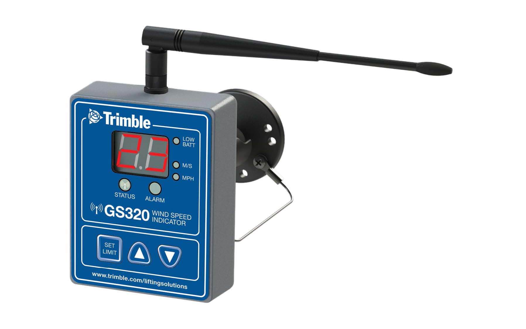Trimble GS320 Wind Indication
